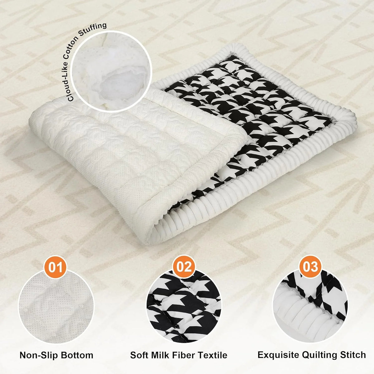 Dog Bed Mat for Car Back Seat Extenders
